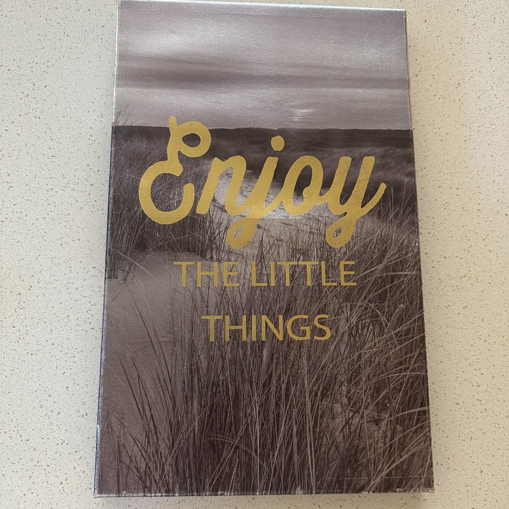 Enjoy The Little Things Wall Art